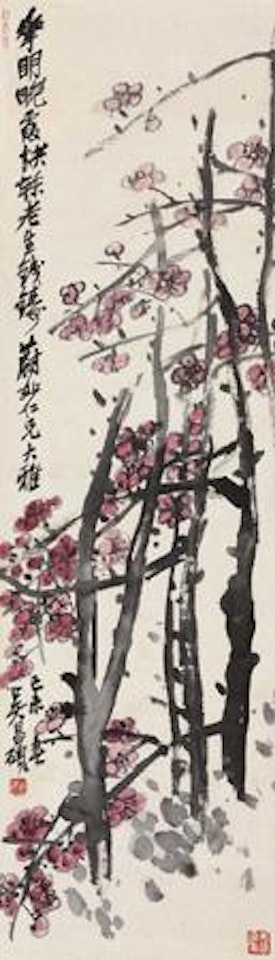 Red Plum by Wu Changshuo