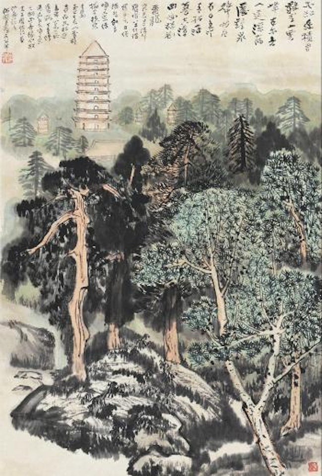 The Xiangji Temple by He Haixia