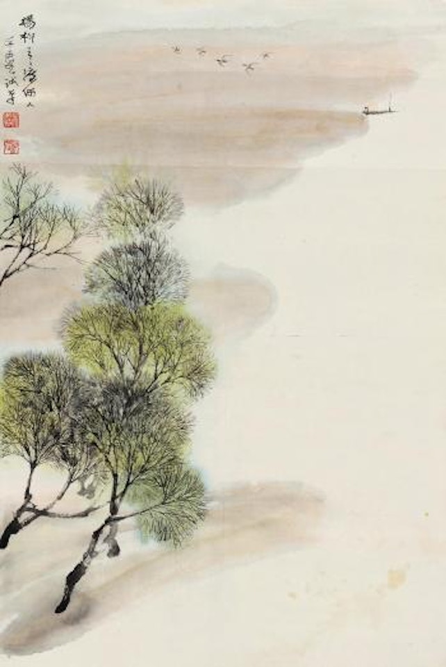 Willow in The Spring by He Haixia