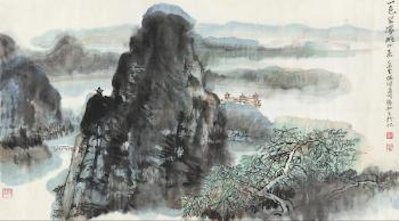 Rainy Mountain by He Haixia