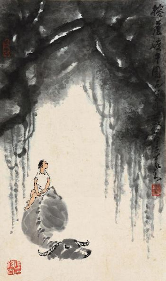 Buffalo by Li Keran