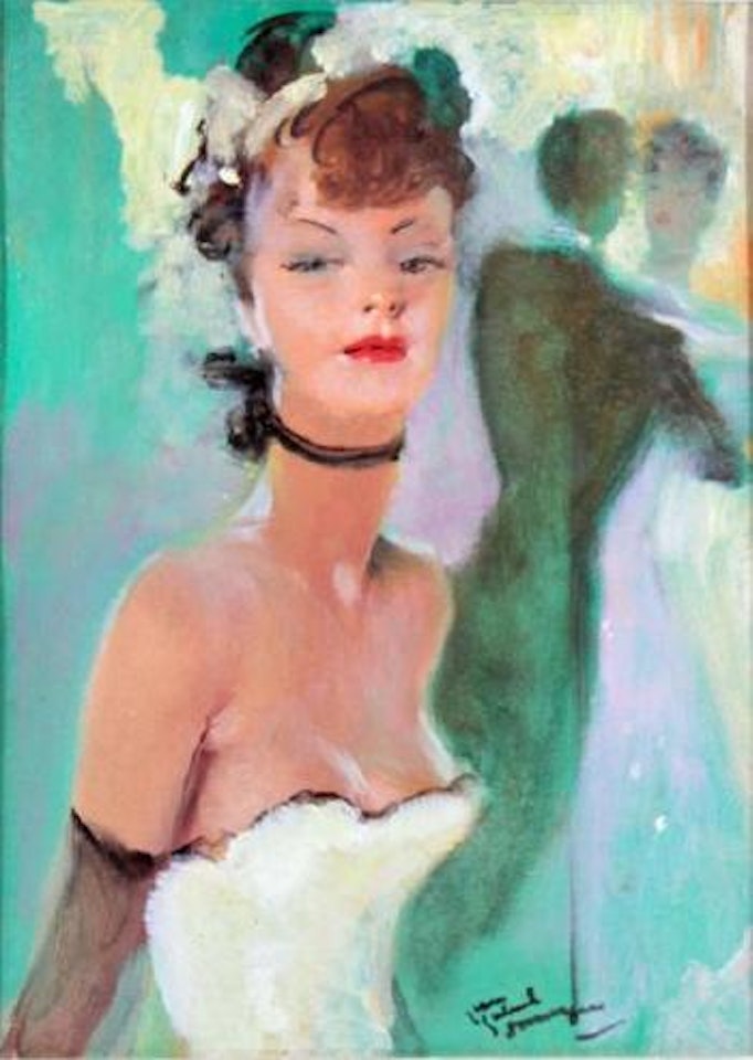 Le bal by Jean Gabriel Domergue