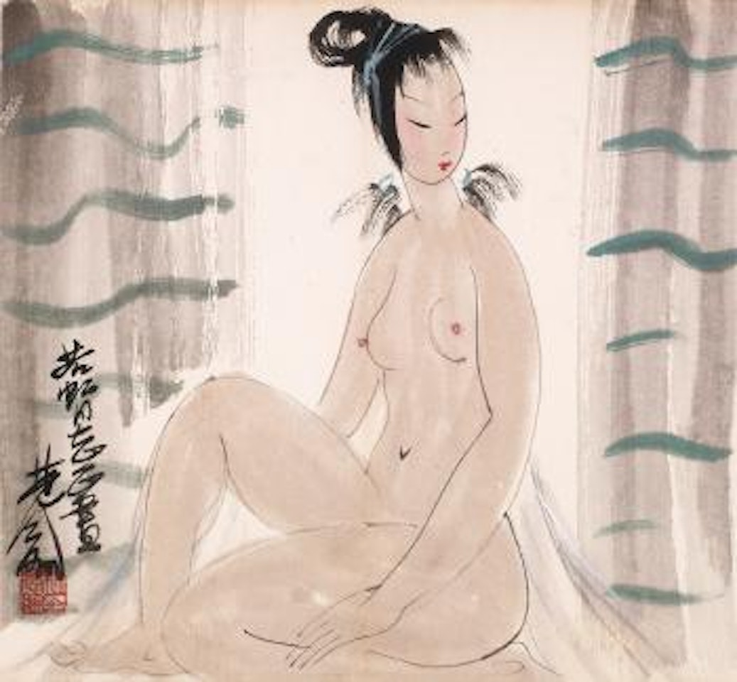 Nude by Lin Fengmian
