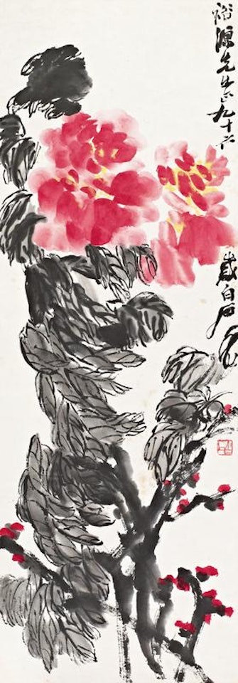 Peony by Qi Baishi