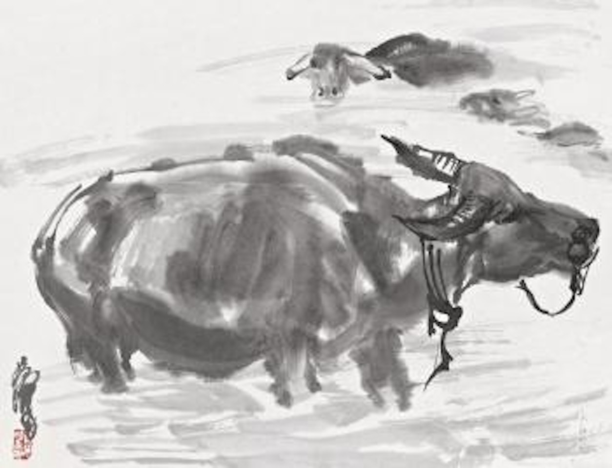 Cows by Huang Zhou