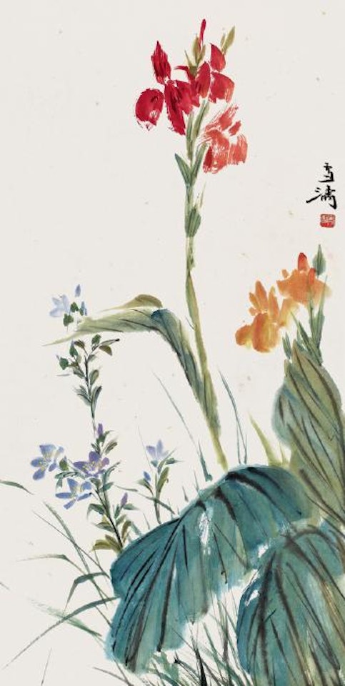 Flowers by Wang Xuetao
