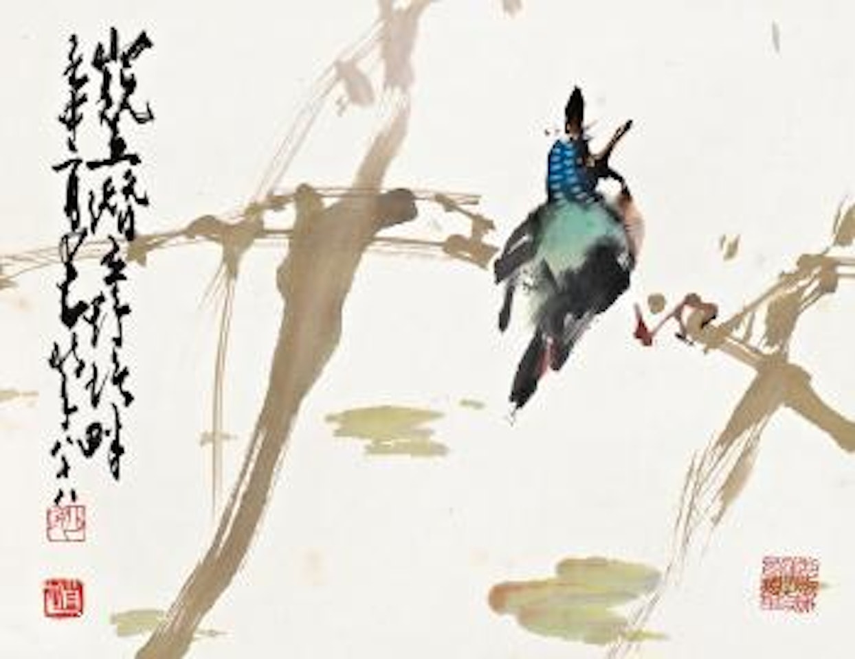 A bird by Zhao Shao'ang
