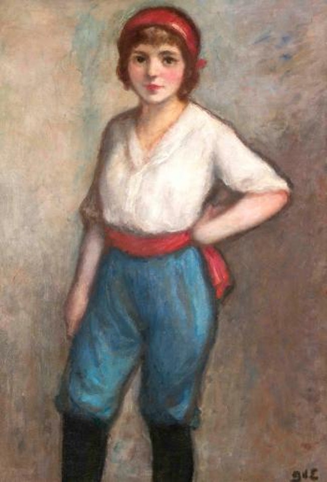 Mädchen in Reitkleidung by Georges d’Espagnat