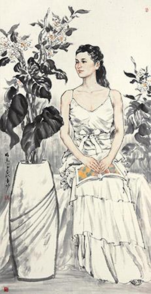 Beauty lady by Miao Zaixin