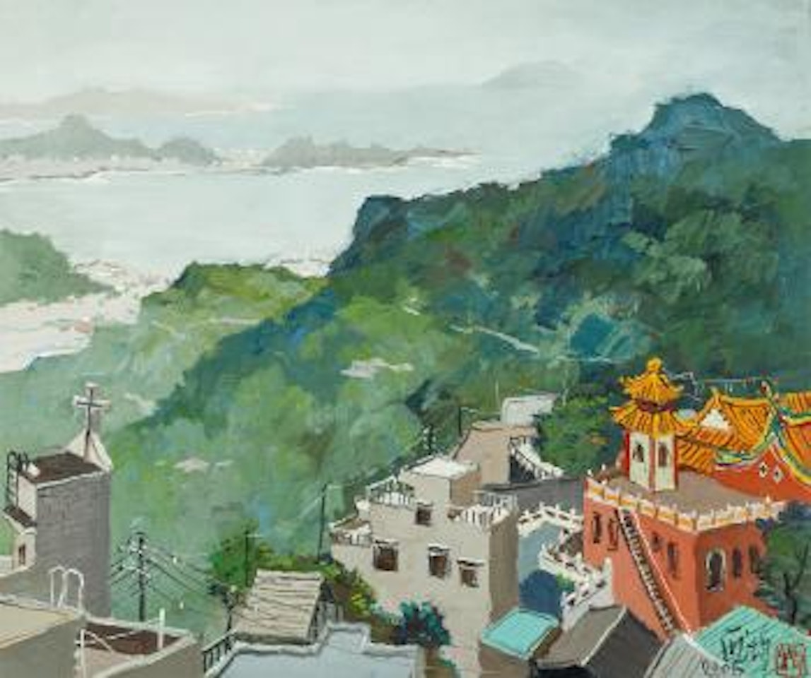 Far view of Jioufen by Pang Jiun