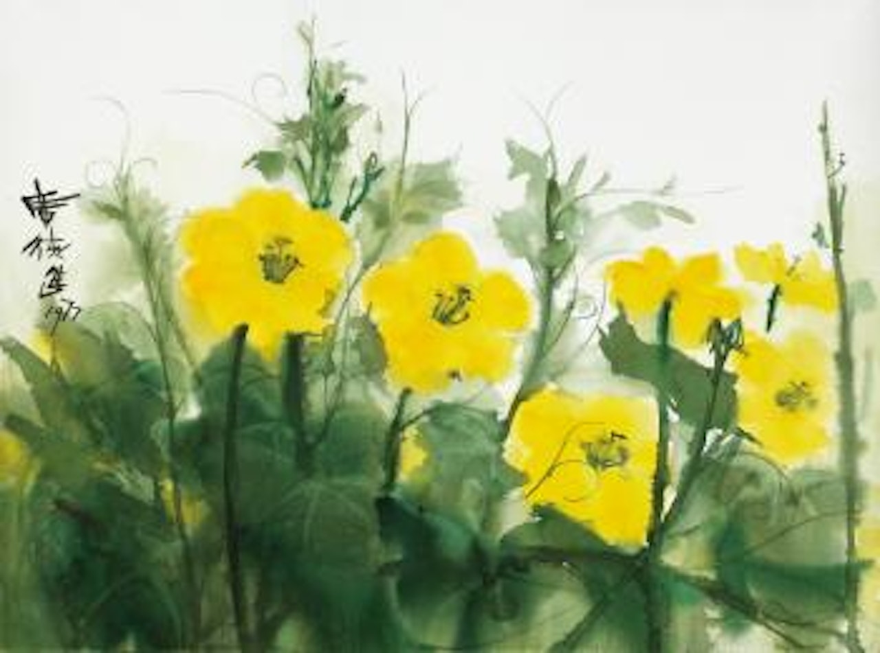 Luffa flowers by Xi Dejin