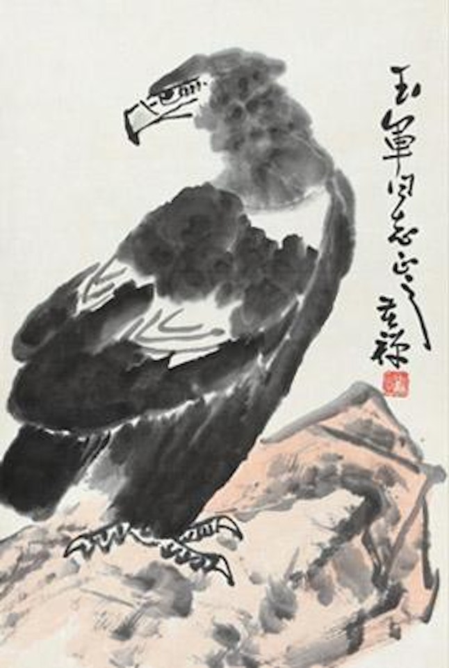 Eagle and Rock by Li Kuchan