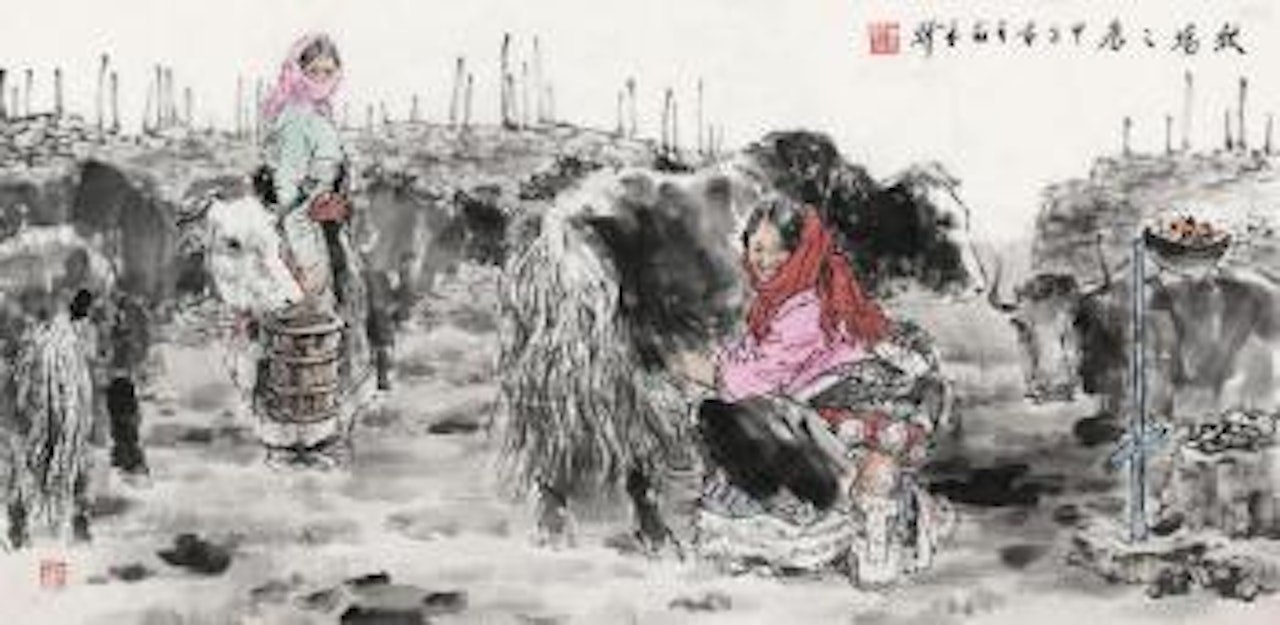 Morning of Pasture by Miao Zaixin