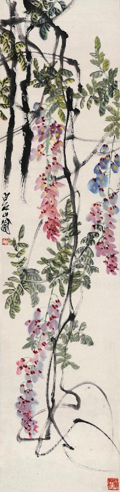 The Wistaria by Qi Baishi