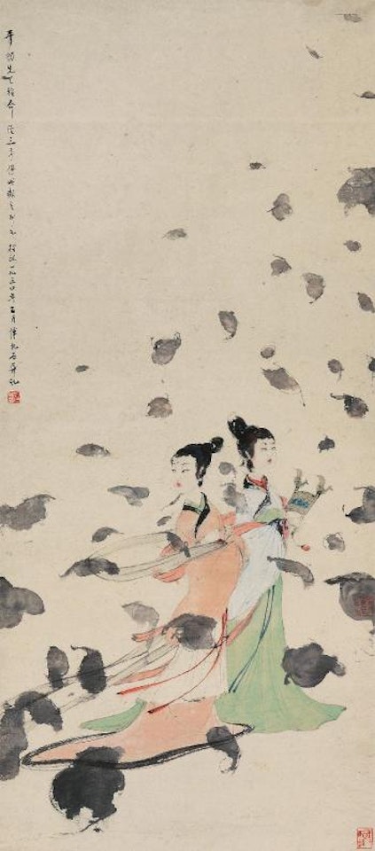 Goddesses by Fu Baoshi