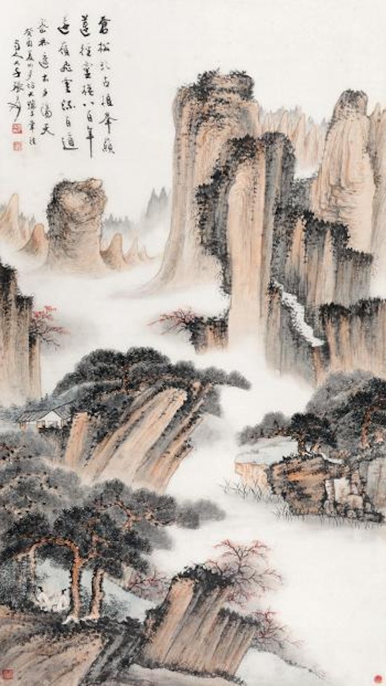 Landscape by Zhang Daqian