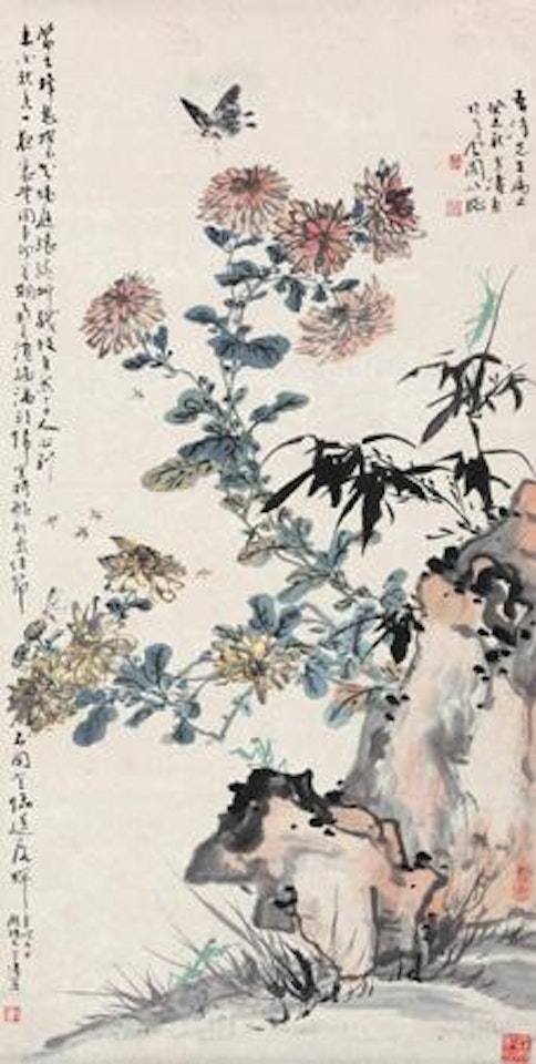 Flowers by Wang Xuetao