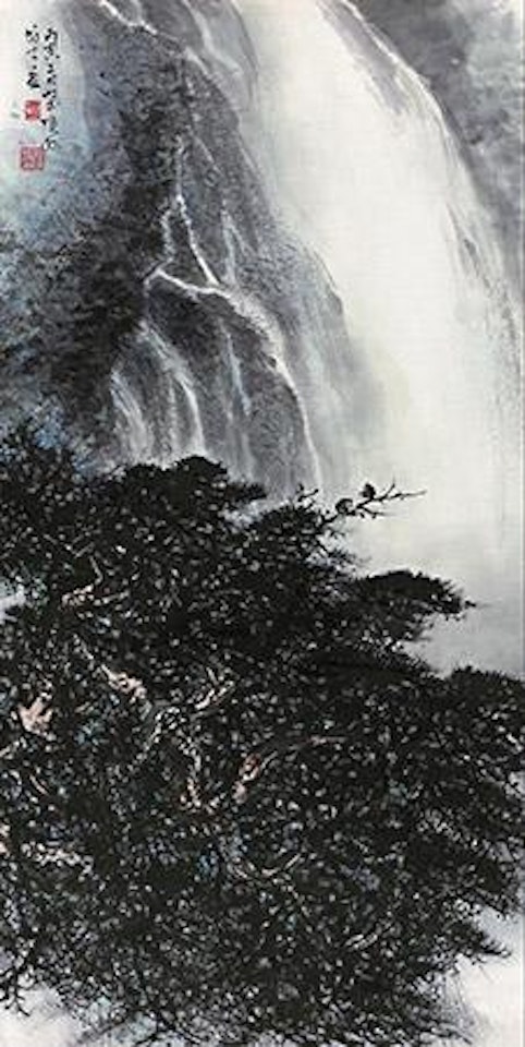 Waterfall by Li Xiongcai