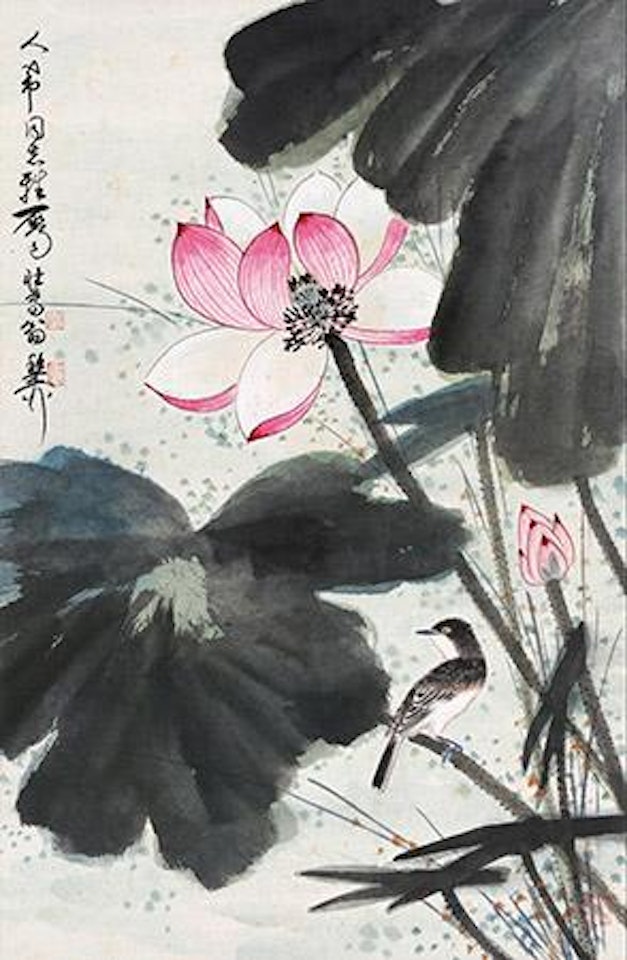 Lotus by Xie Zhiliu
