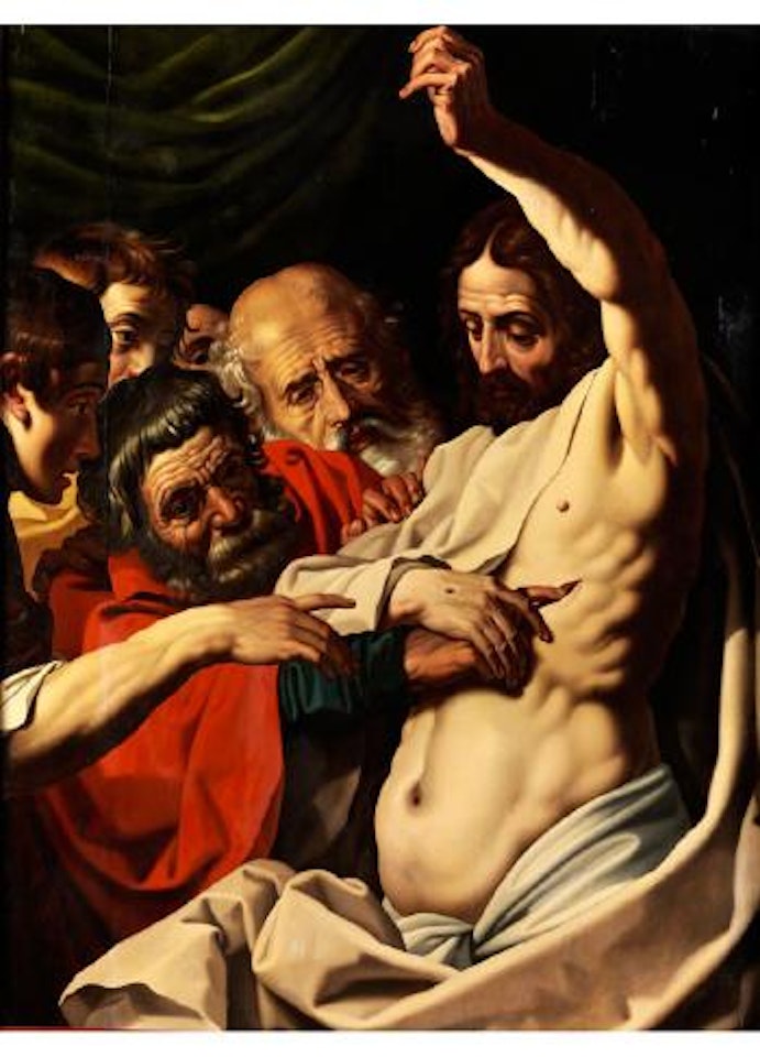 Der ungläubige Thomas by Abraham Janssens