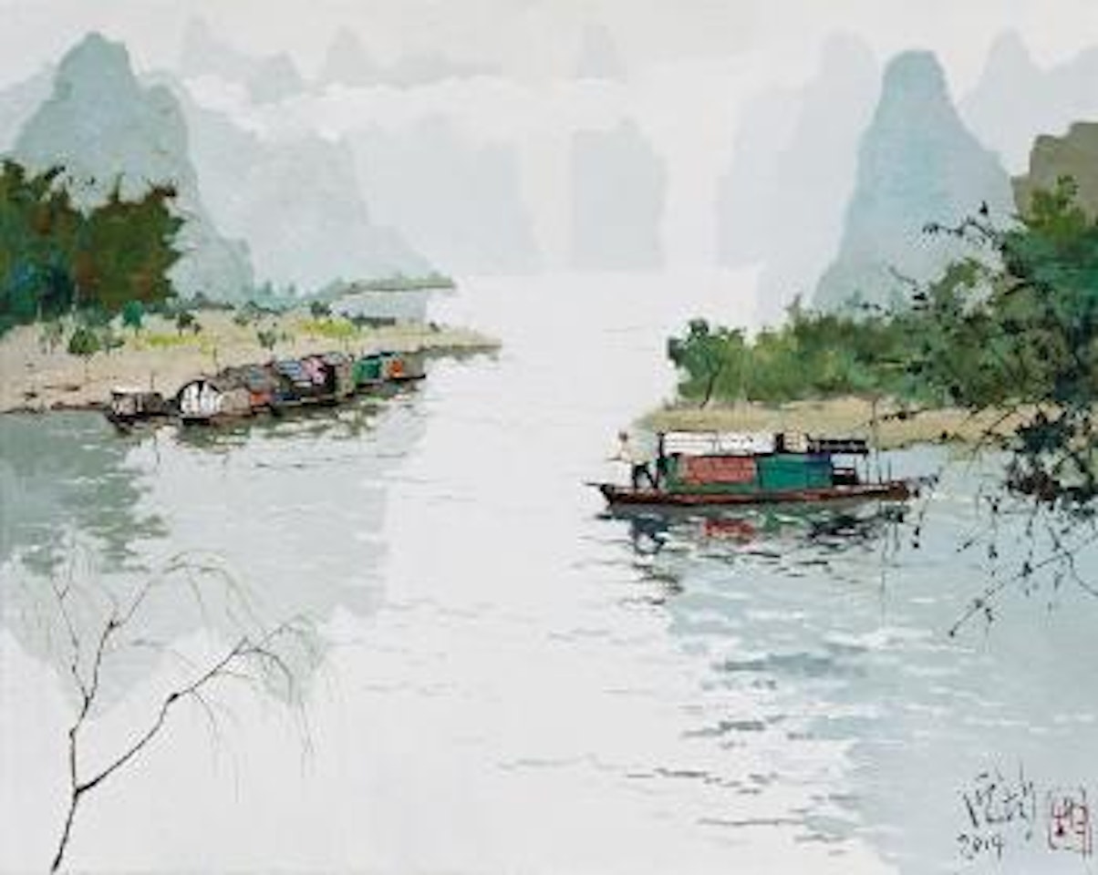 Boat houses by Pang Jiun