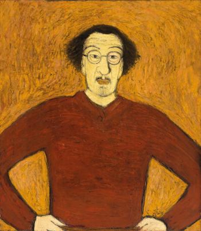 Man in red by Qiu Yacai