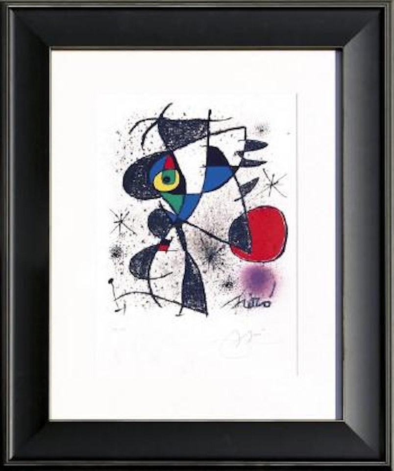 Composition pour l'Album International by Joan Miró