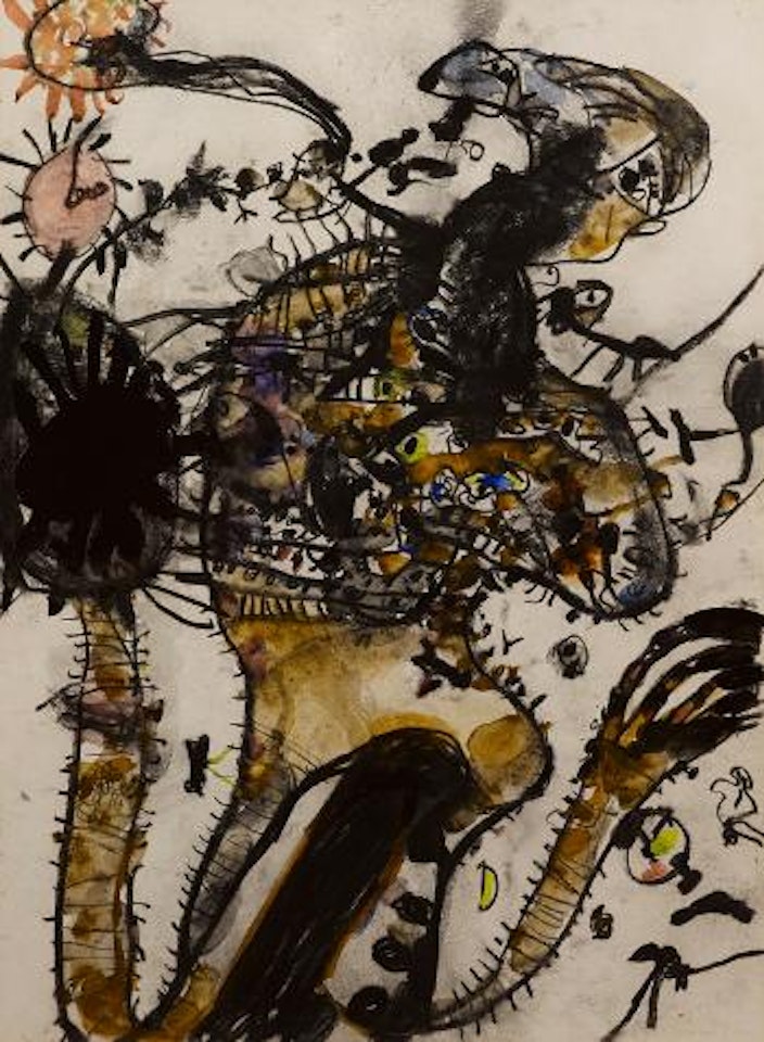Man Attracted to Landscape by John Olsen
