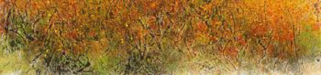 Autumnal color: Jiuzhaigou series No. 70 by Liu Kuo-Sung (Liu Guosong)