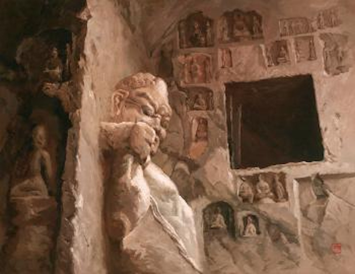 Grotto art by Pang Jiun