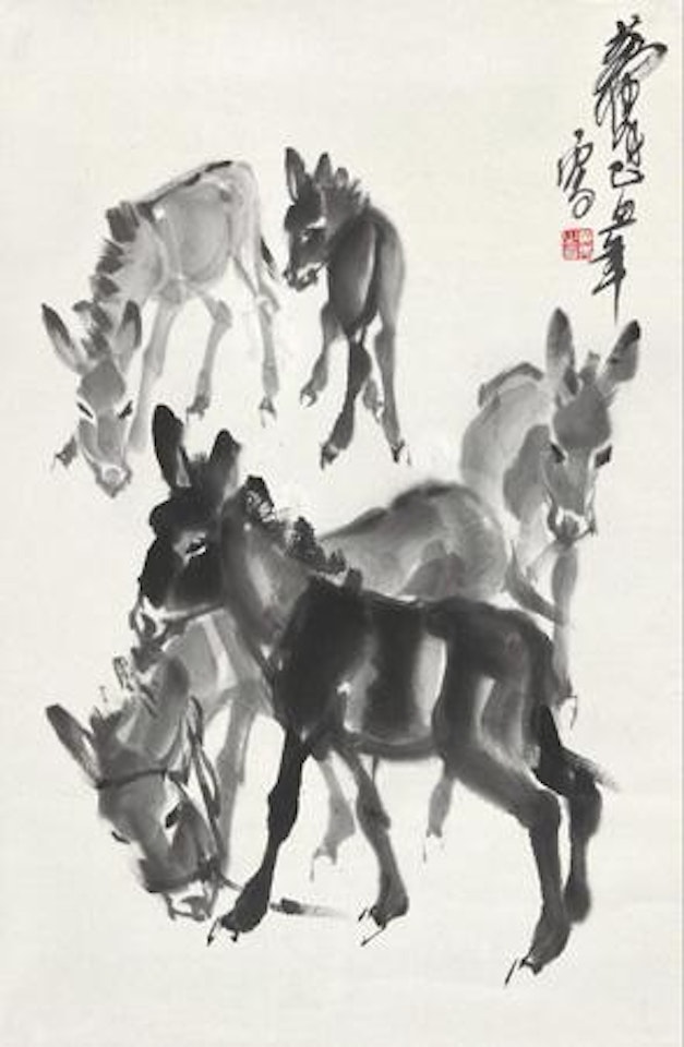 Donkeys by Huang Zhou