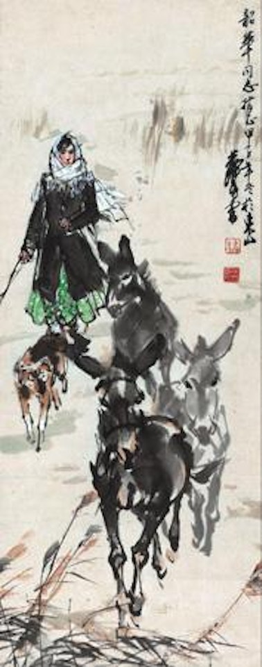 Grazing Donkey by Huang Zhou