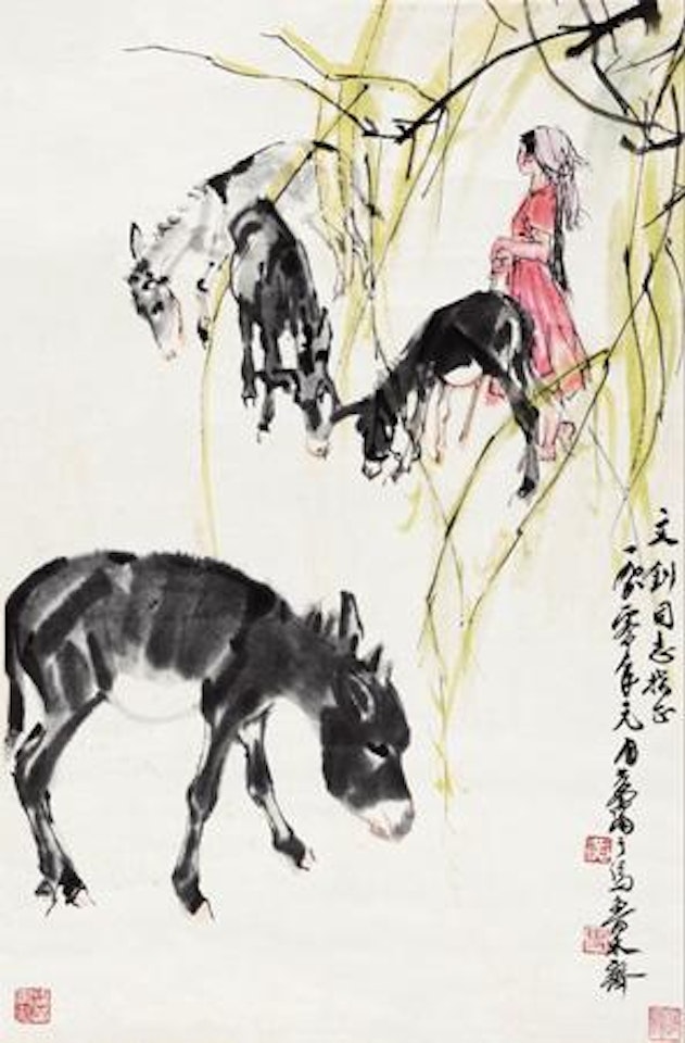 Grazing Donkey by Huang Zhou