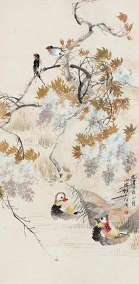 Birds and Flowers by Ren Bonian