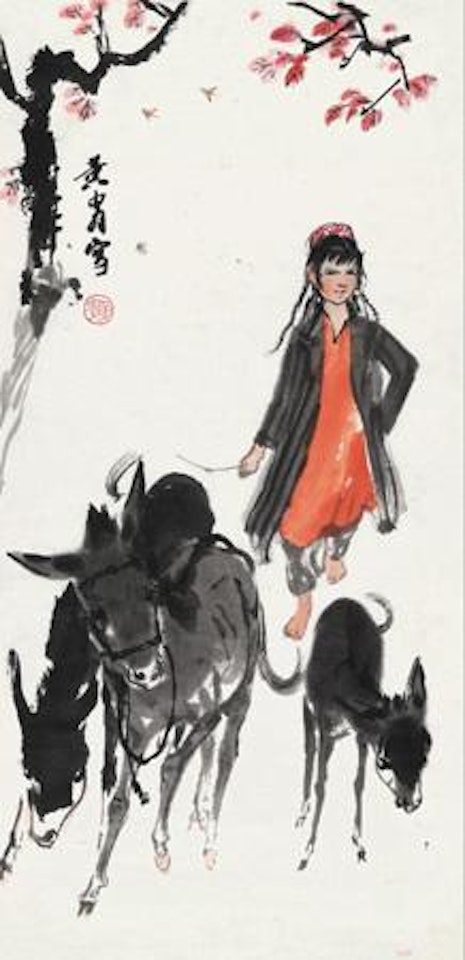 Grazing Donkey by Huang Zhou