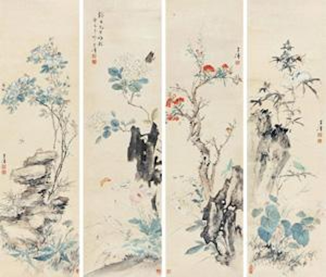 Grass and Flowers by Wang Xuetao