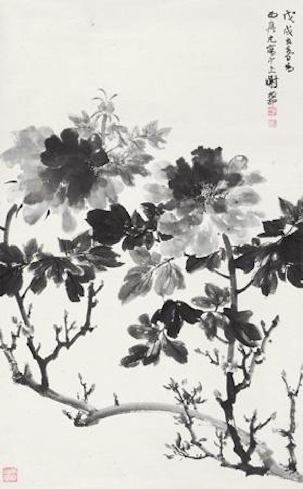 Peony by Xie Zhiliu
