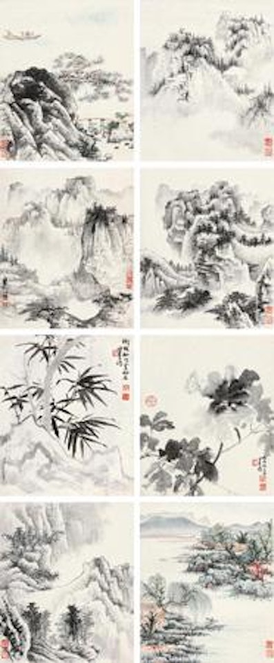 Birds and Flowers by Xie Zhiliu