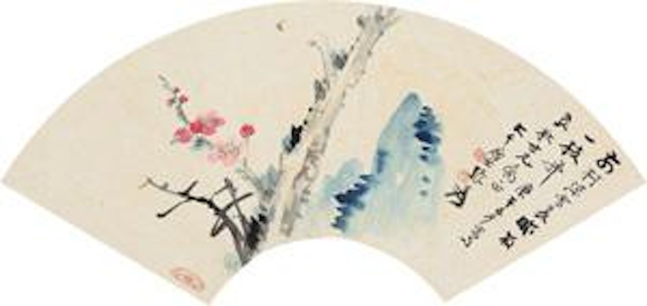 Plum Blossom by Zhang Daqian