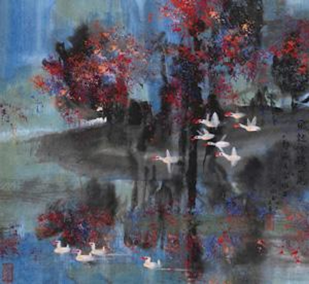 Flying by Huang Yongyu