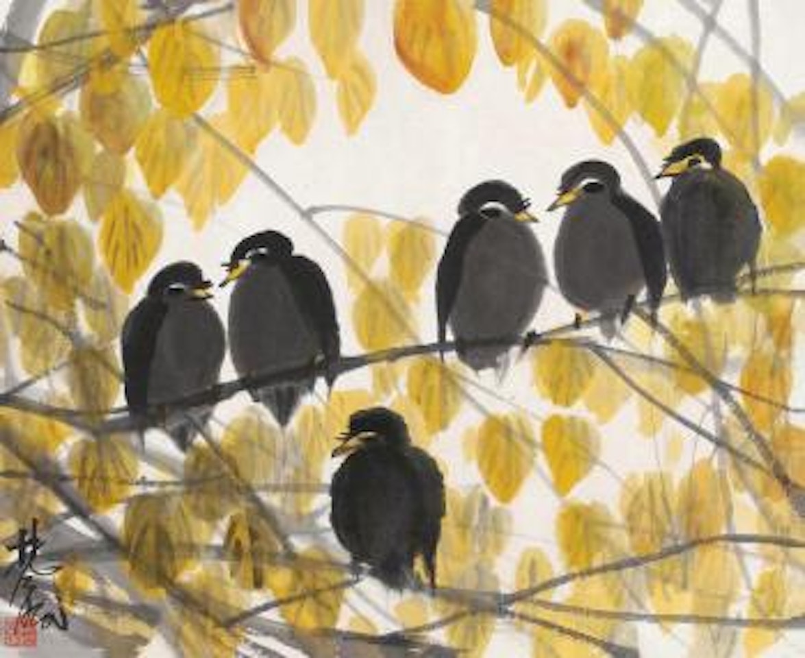 Bird by Lin Fengmian