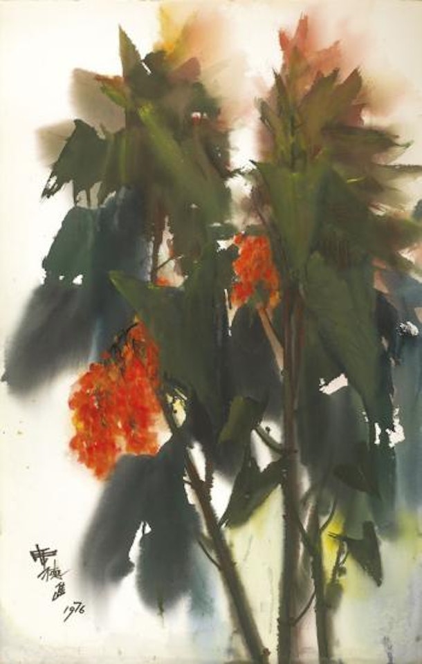 Chinese flowering crabapple by Xi Dejin