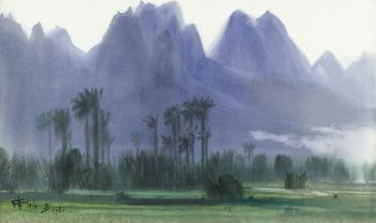 Jioujiou peaks by Xi Dejin