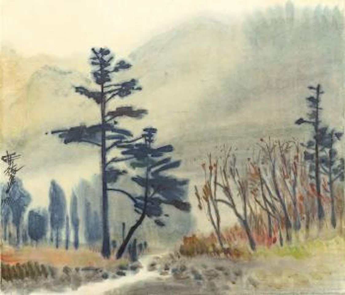 Landscape in Lishan by Xi Dejin