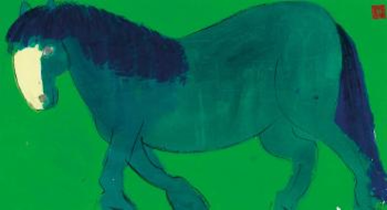 Horse by Walasse Ting