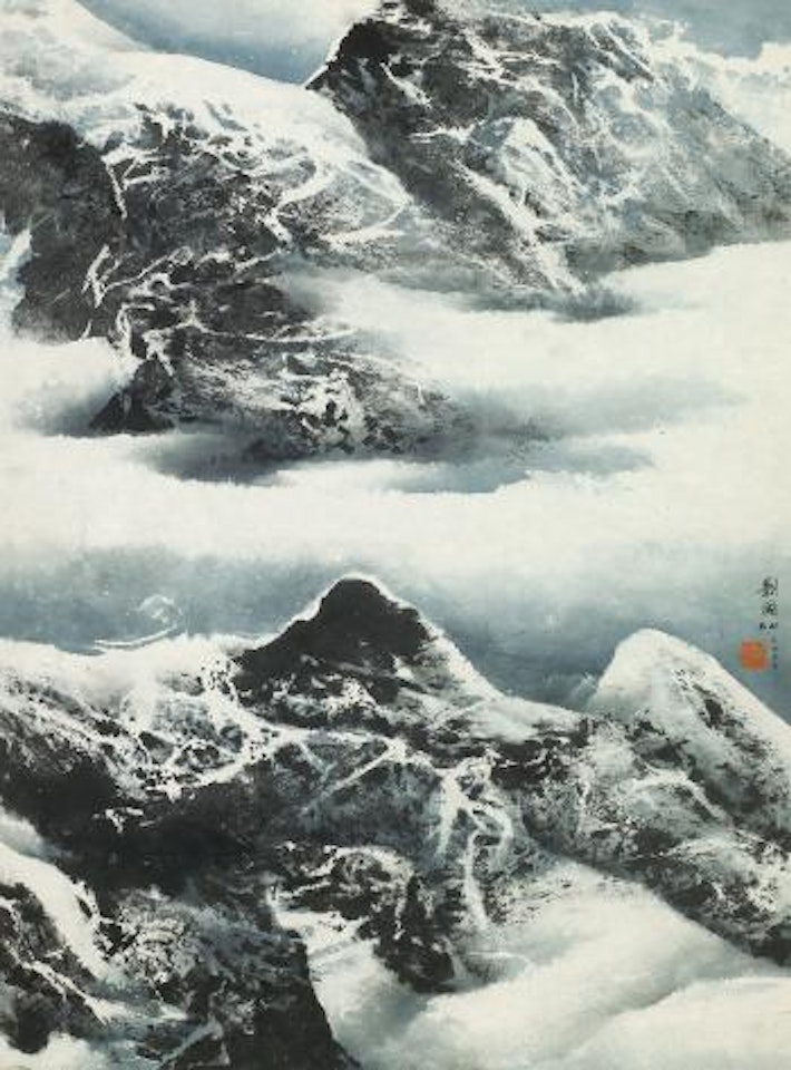 Tibet Series – Floating Garin by Liu Kuo-Sung (Liu Guosong)