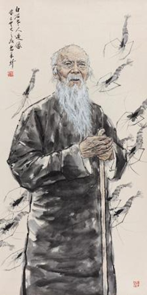 Qi Baishi by Miao Zaixin