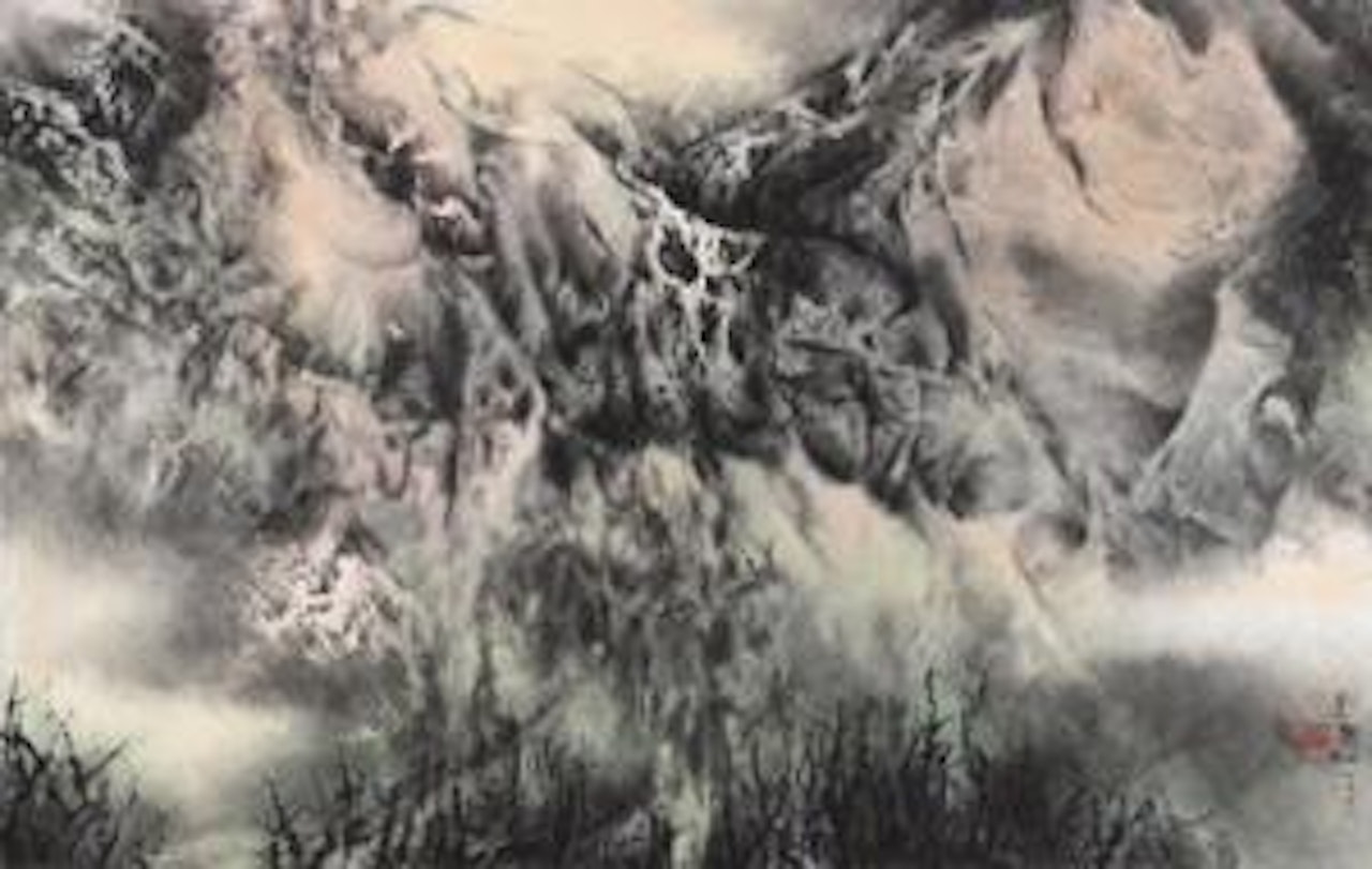 Landscape by Liu Kuo-Sung (Liu Guosong)