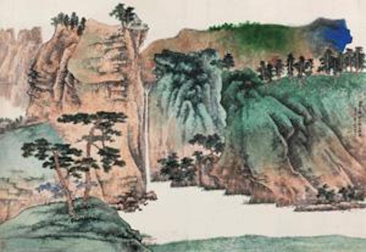 Landscape by Xie Zhiliu