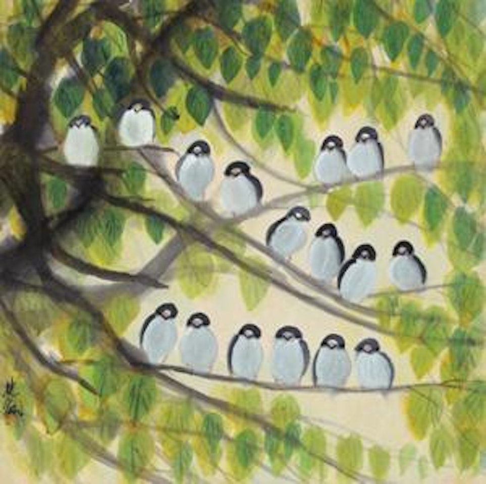 Birds by Lin Fengmian